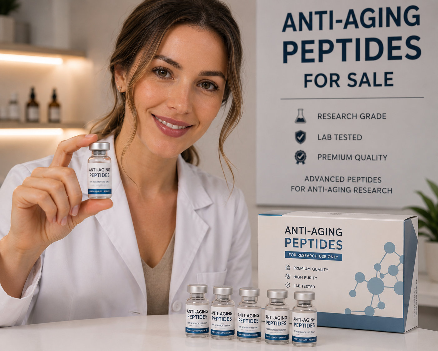Buy Anti-Aging Peptides online with confidence. Shop premium, lab-tested peptides for longevity and healthy aging research. High purity, fast shipping, secure checkout, and trusted quality guaranteed.