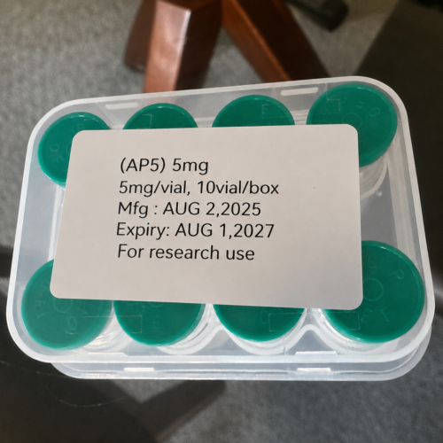 Adipotide (AP5) 5mg research peptide for laboratory studies. High-purity, research-grade peptide for adipose tissue, metabolic, and vascular biology research.