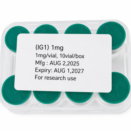 Buy IGF-1LR3 (IG1) 1mg high-purity research peptide for growth factor and cellular signaling studies. Explore premium research-grade quality today!