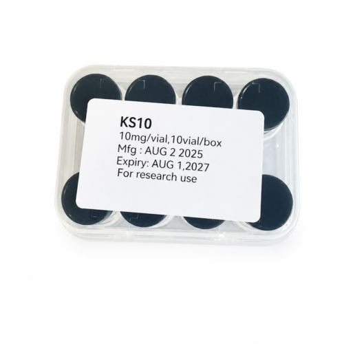 Kisspeptin-10 (KS10) 10mg high-purity research peptide for neuroendocrine and hormone signaling studies. Explore premium research quality and order today!