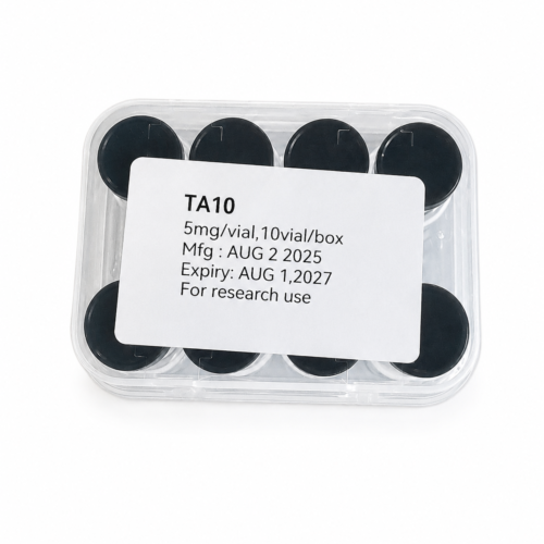 Thymosin Alpha-1 (TA5) 5mg high-purity research peptide for immunology and cellular research studies. Explore premium research quality and order today!