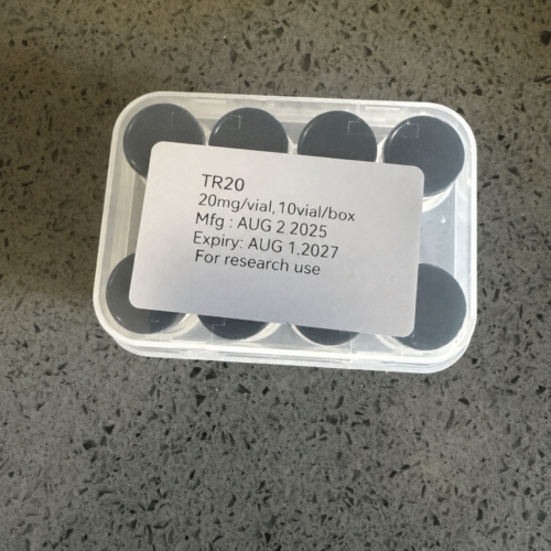 Tirzepatide 20mg (TR20) high-purity research peptide for GLP-1/GIP receptor, metabolic, and molecular studies. Shop premium research-grade quality today.