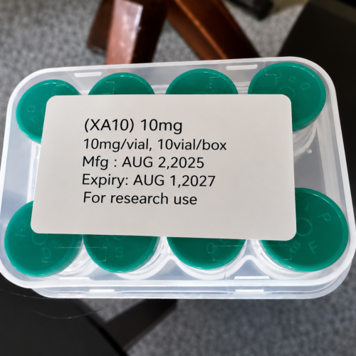 Semax (XA10) 10mg research peptide for laboratory studies. High-purity, research-grade peptide for neuroscience, neurobiology, and cognitive research.